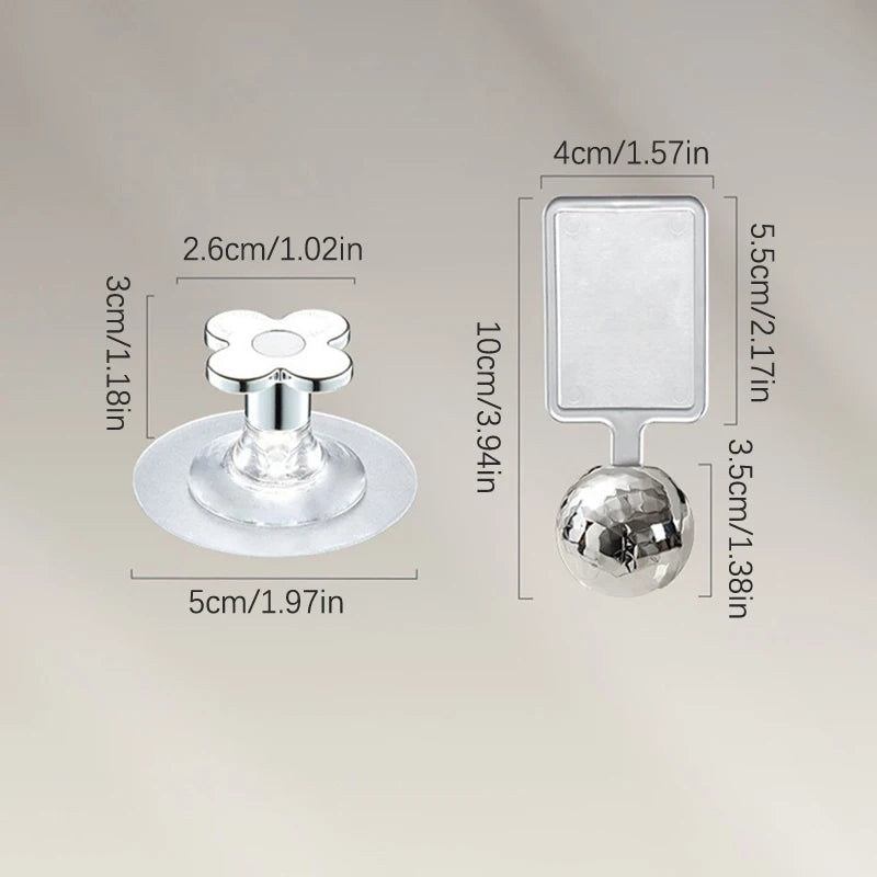 Toilet Lid Lifter Set Self-Adhesive Toilet Seat Lifter Avoid Touching Toilet Cover Handle Bathroom Accessories For Office Home Oasis Select