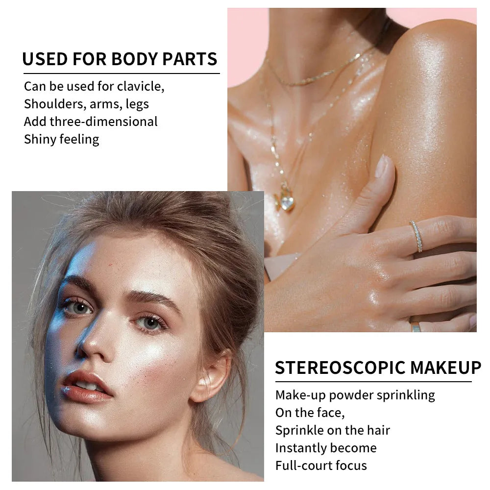 6-Color Highlighter Powder – Glow for Face & Body | CPNP