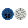 1inch 25mm Polishing Pad Wet Dry Buffer Grinding Disc For Marble Granite Concrete 50/100/200/400/800/1500/3000 Grit Oasis Select 50 Grit