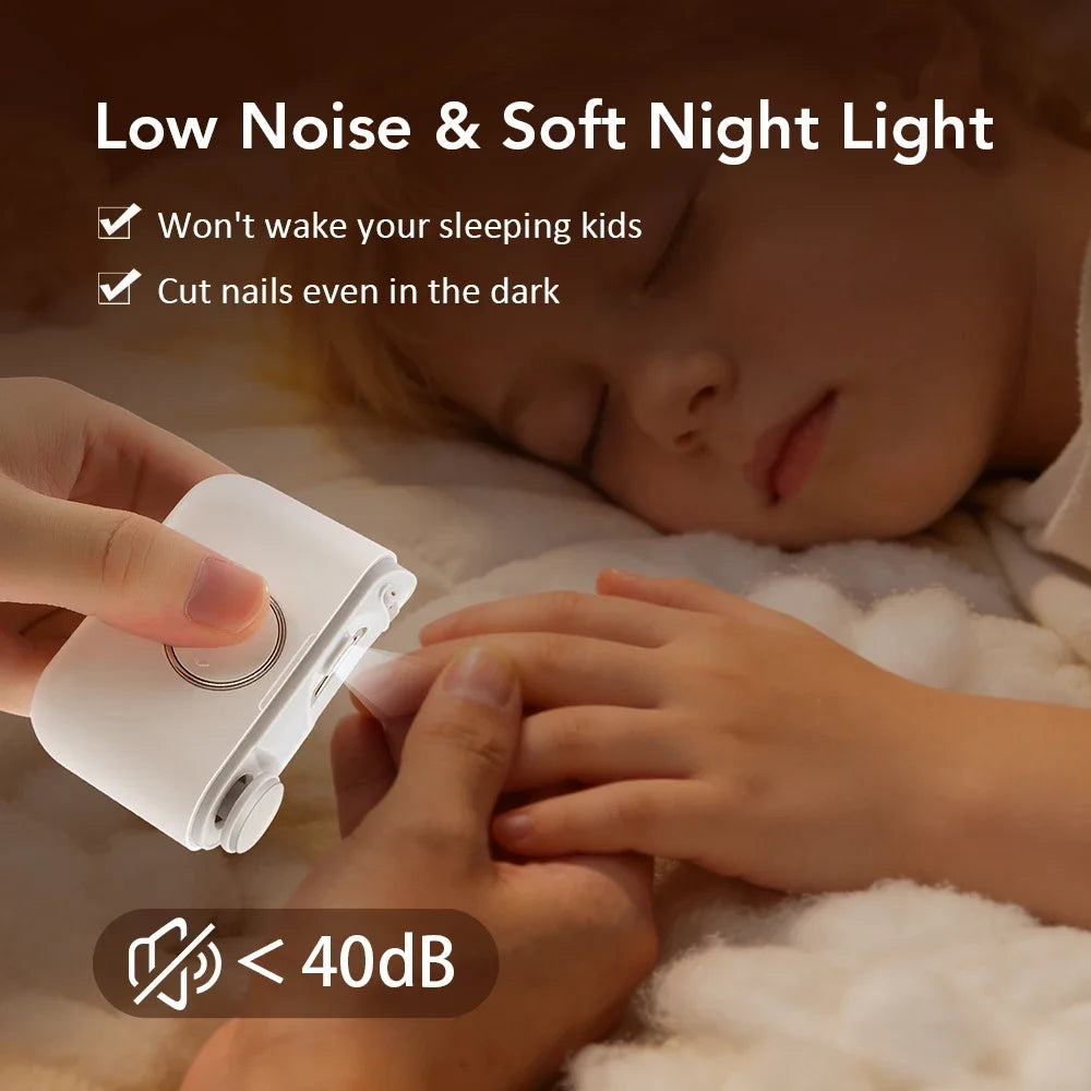 AFDEAL 2-in-1 Electric Nail Clipper & Polisher for Kids & Adults