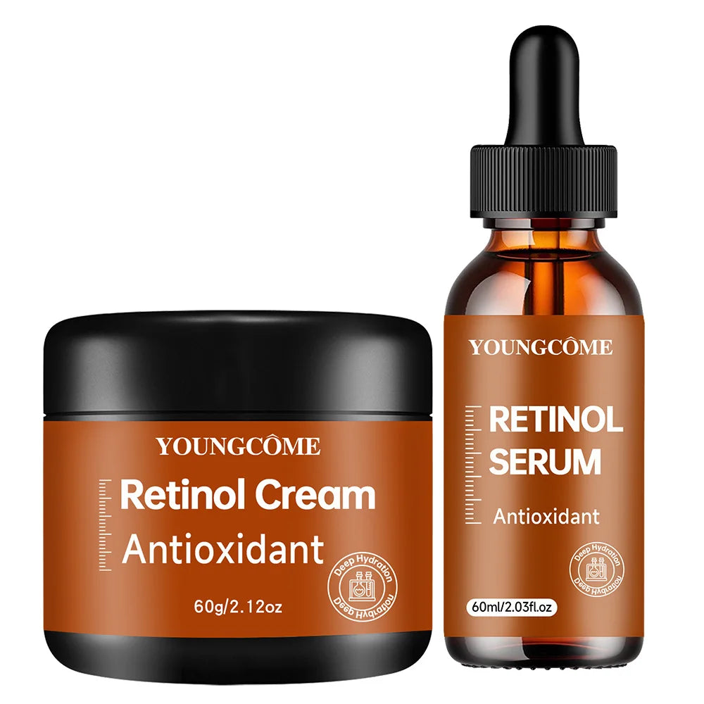 YOUNGCOME Retinol Cream & Serum Set – Anti-Aging Skin Care Retinol Skin Care Set Oasis Select 30and40 ml