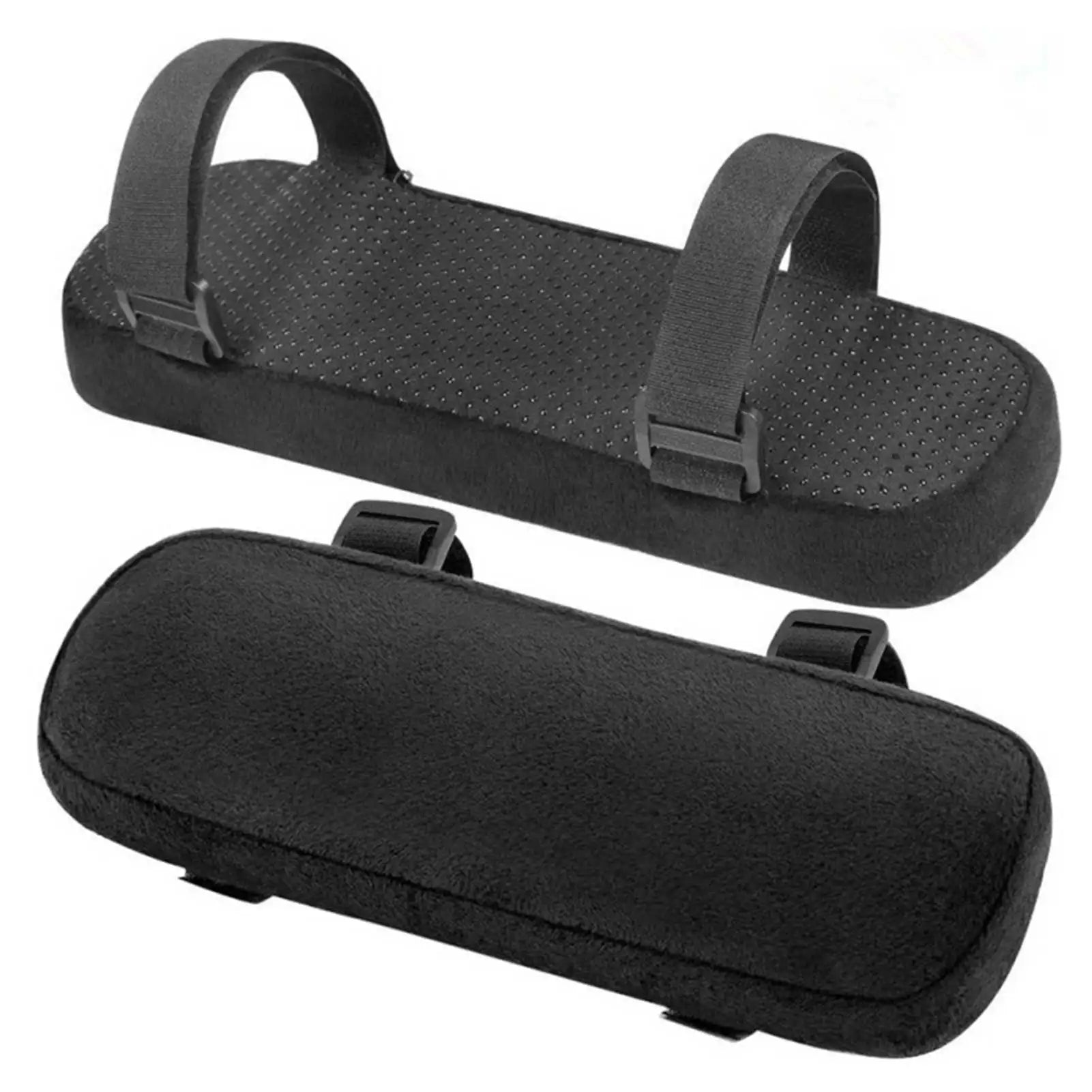 2pcs Office Chair Arm Pads,Soft PU Sponge Arm Rest for Desk Chair Gaming Chair,Arm Rest Cover Elbow Support,Removable Cleaning Oasis Select 2pcs black