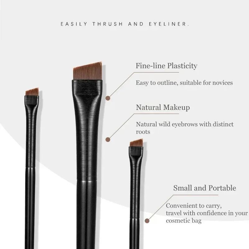 1/2/3/4/5pcs Blade Makeup Brushes Eyebrow Eyeline Brush Angled Flat Finer Cosmetic Brush Professional Liner Brow Make Up Tool Oasis Select