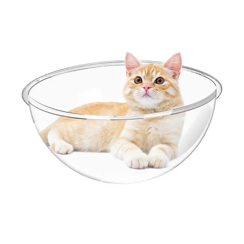 Acrylic Cat Hammock Replacement Dome Cover Cat House Nest Pet Furniture Anti-Scratch Cat Toy Beds for Indoor Cats Tree Tower Oasis Select