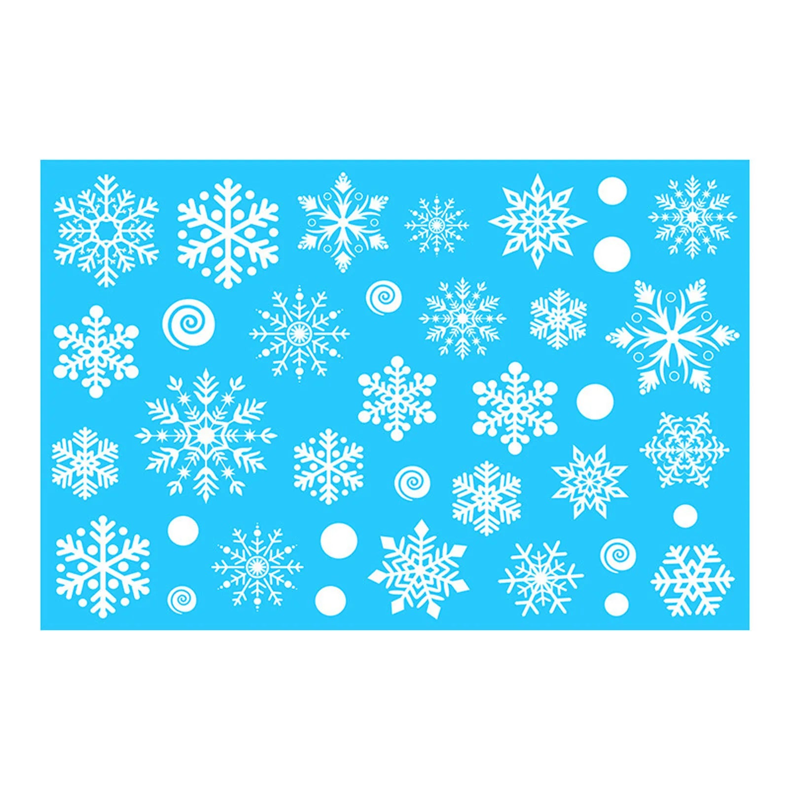 Christmas Electrostatic Window Stickers – Santa & Reindeer Holiday Window Clings Oasis Select L 20 30CM