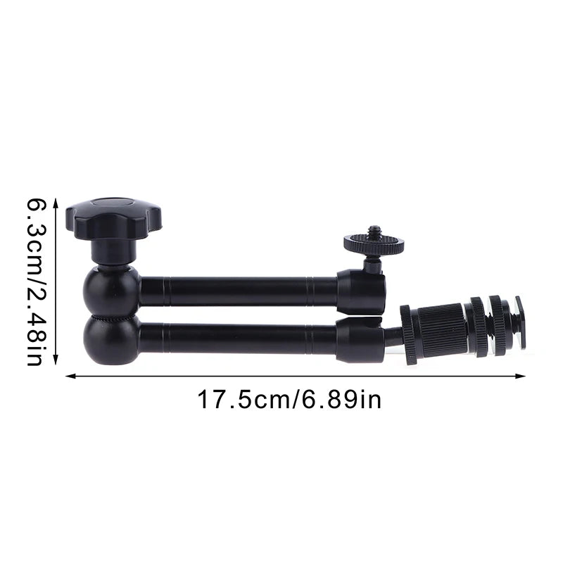 11 Inch Adjustable Friction Articulating Magic Arm + Clamp For Camera LCD Monitor LED Flash Light Studio Camera Accessories Oasis Select