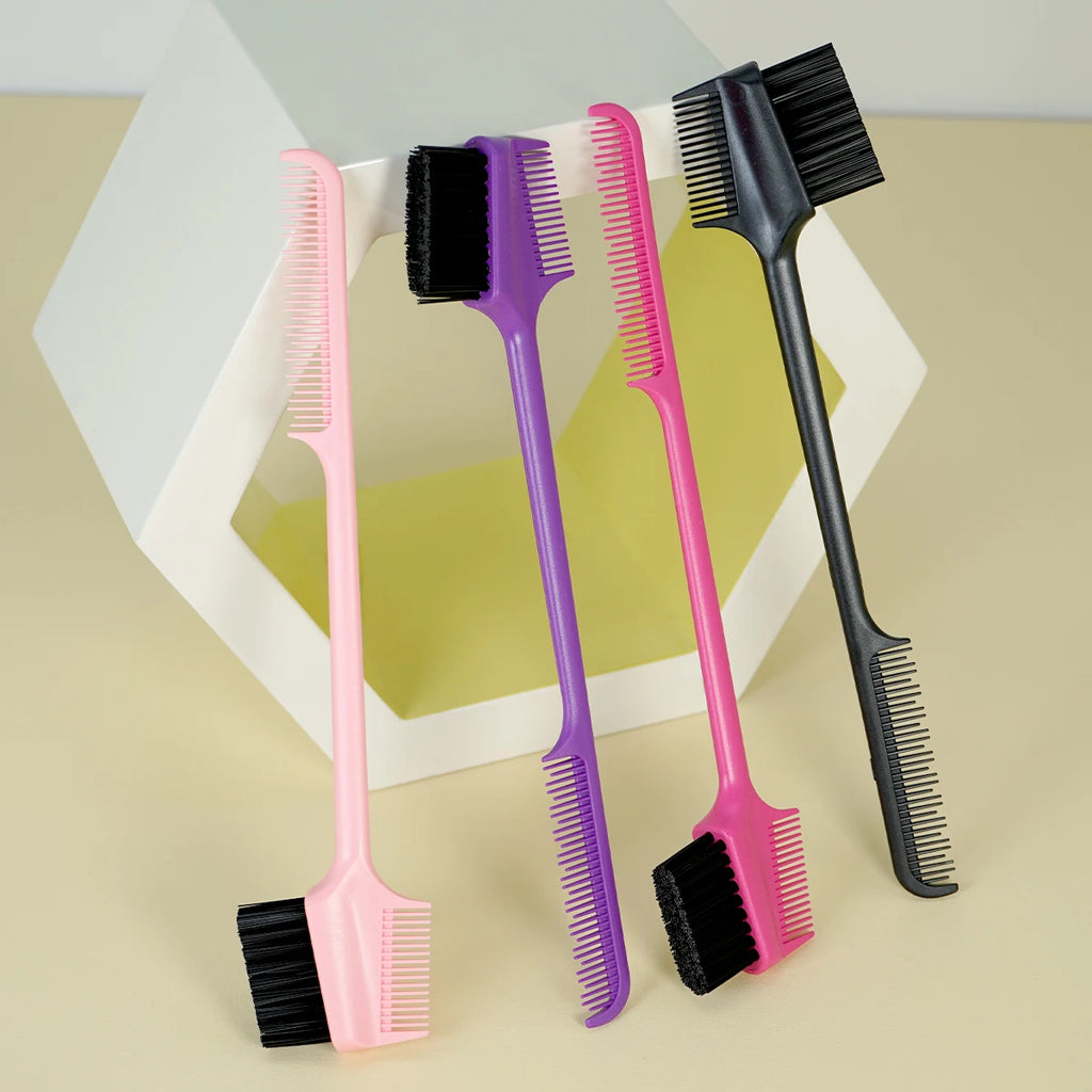 Double-Sided Hair Dye Brush & Comb Set – Salon & Home Hair Color Applicator Oasis Select