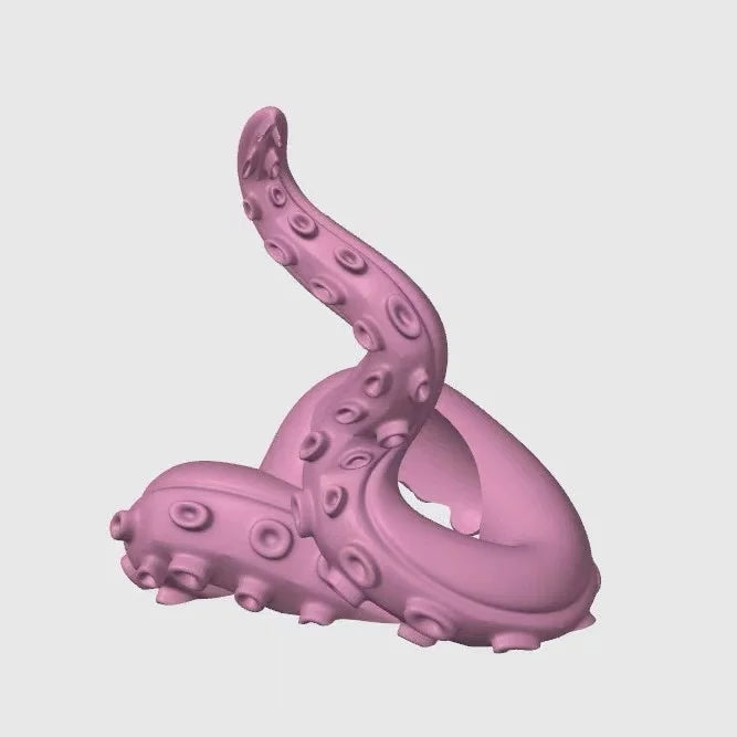 3D Printed Octopus Game Controller Stand Suitable for PS5 Controllers Desktop Stand Holiday Gift Home Decor Statue Ornament Oasis Select Pink