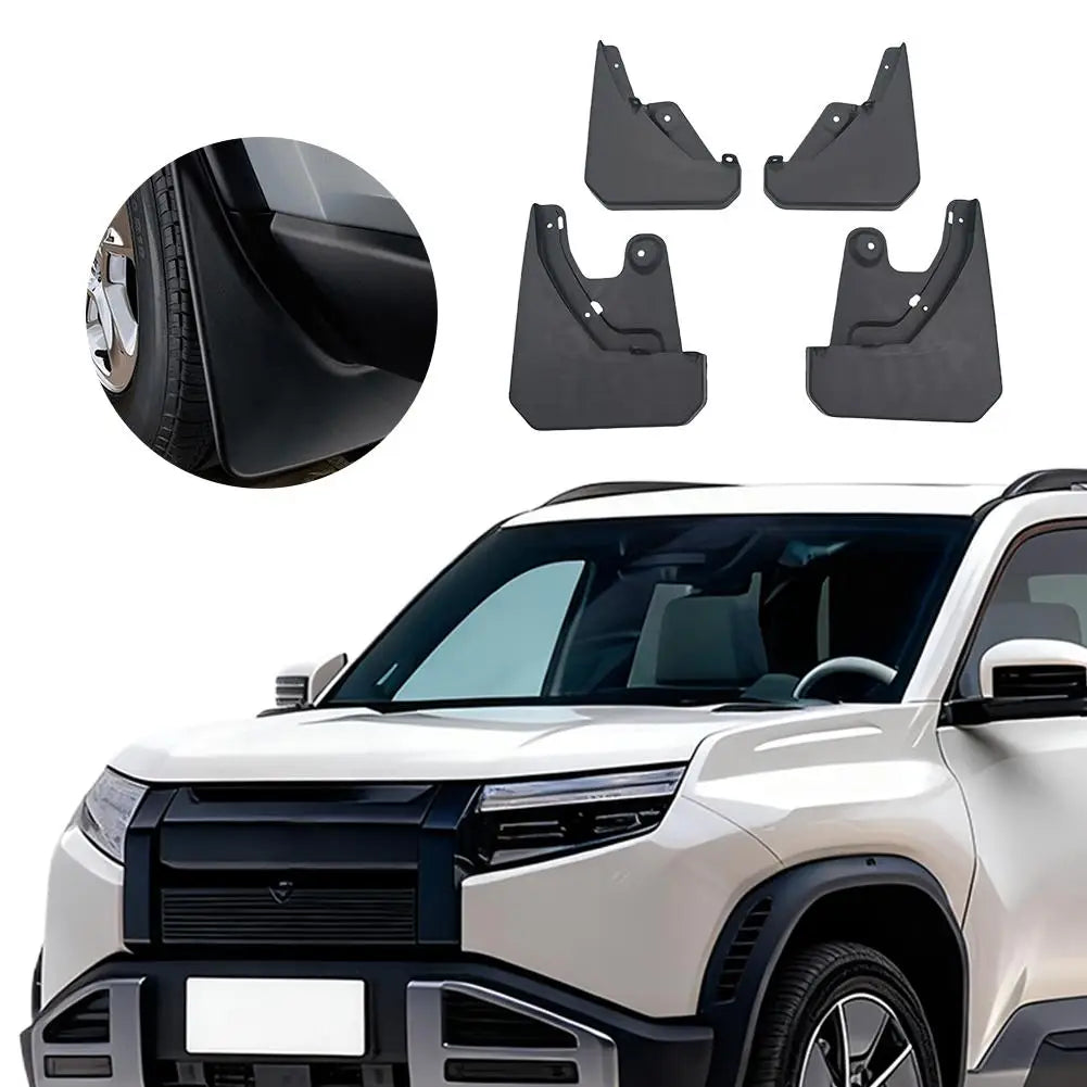 BYD Leopard Titanium 3 2025 Mud Flaps – Front & Rear Set of 4 Mud Flap Set Oasis Select