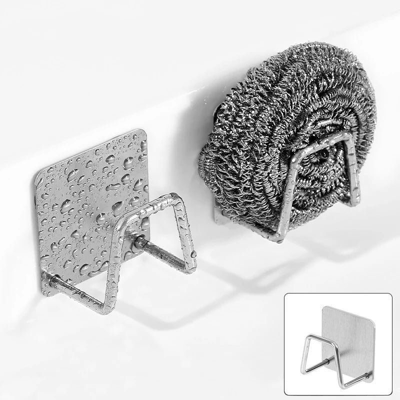 Stainless Steel Basin Hooks, No-drill Bathroom Basin Storage Rack, Suitable For Bathrooms, Homes, And Kitchens Oasis Select