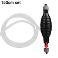 Car Motorcycle Manual Fuel Pump Oil Gasoline Petrol Diesel Liquid Transfer Tool Set with Hose Hand Water Suction Pump 1.5/1/2M Oasis Select 1.5M