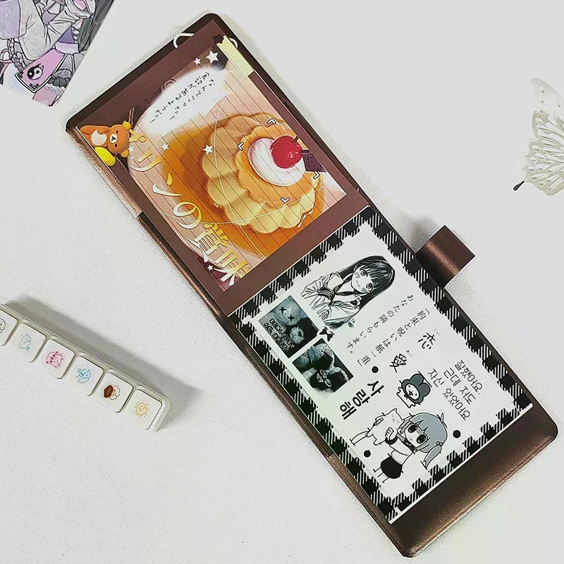 A7 Pocket Notebook Mini Notebook Agenda Coffee Color Planner Pocket Book Japanese Style Memo Diary Kawaii Stationery Oasis Select