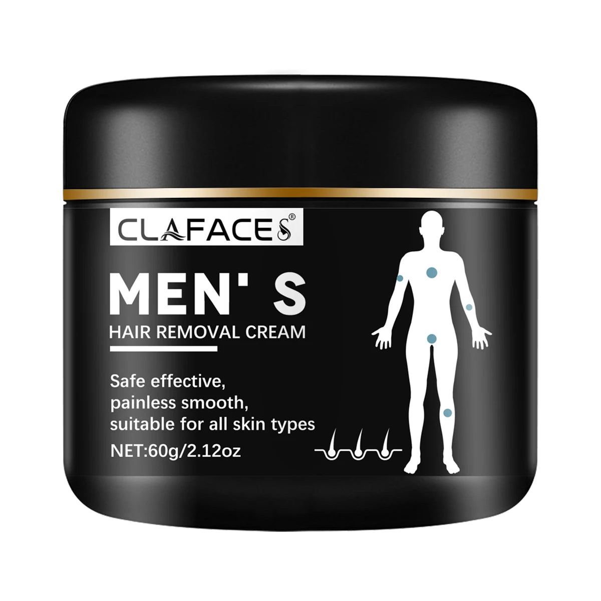 REAROYA Hair Removal Cream & Growth Inhibitor 60g | Men & Women