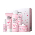 Sakura 5-Piece Skincare Gift Set – Cleanser, Serum & Cream Skincare Gift Set Oasis Select 5pcs set