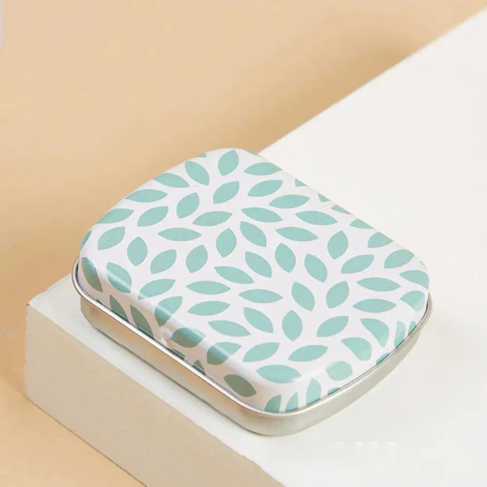 Mini Metal Hinged Tin Box with Lid, Empty Tins, Small Storage for Candy, Jewelry Collect Cases, Home Organizer Oasis Select C 60x47x15mm