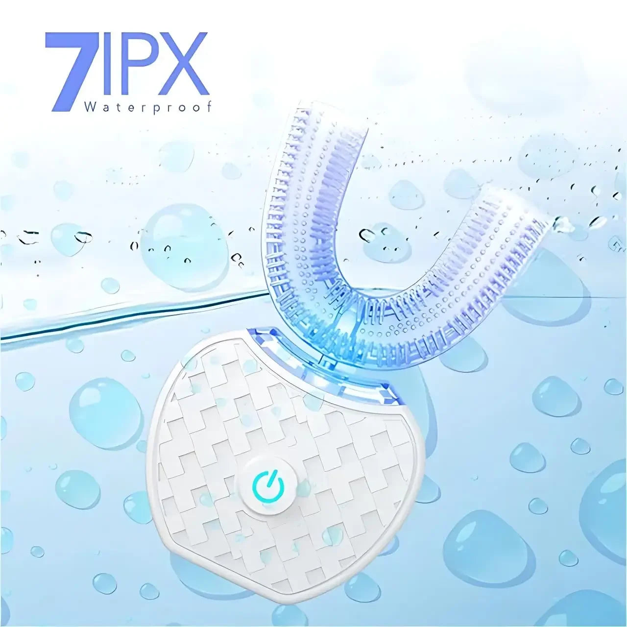 Ultrasonic Toothbrush,U Shape Toothbrush Ultrasonic Teeth Cleaner Teeth Whitening Lamp Adult Electric Automatic Toothbrush Oasis Select