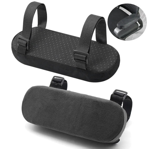 1/2Pcs Armrest Pads for Office Chair Car Elbow Support Cushion Memory Foam Arm Pressure Relief Pads Armrest Cover Cushion Pad Oasis Select