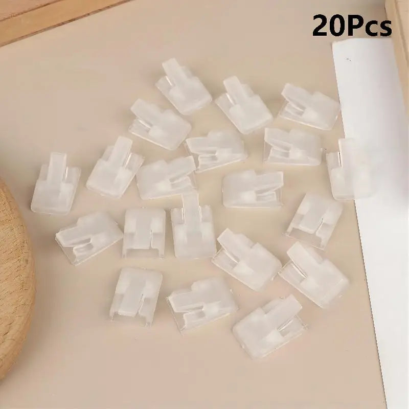 20Pcs Plastic Ring Display Stands, Jewelry Storage Organizer Rack Counter Showcase Decor Holder Oasis Select 20Pcs Transparent