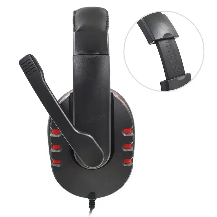 New Upgrade Wired Headset Gamer with Mic Noise Cancelling Headphones For PC Computer Laptop PS4 PS5 Nintendo Tablet Earphones Oasis Select