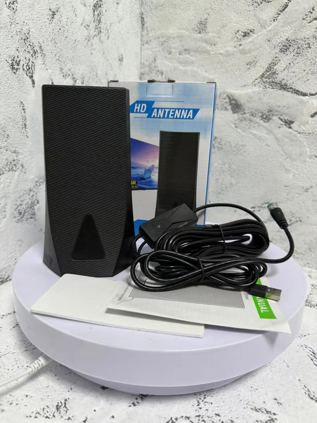 2026 Amazon New Private Indoor/Outdoor HDTV Antenna DVB-T2 Digital TV Antenna for Clearer Picture Reception Oasis Select black