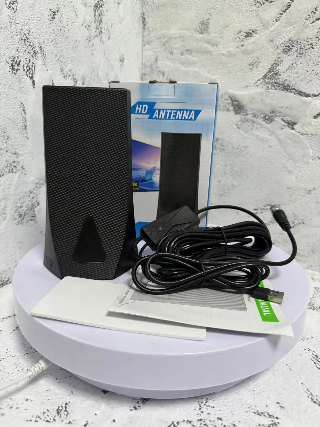 2026 Amazon New Private Indoor/Outdoor HDTV Antenna DVB-T2 Digital TV Antenna for Clearer Picture Reception Oasis Select black