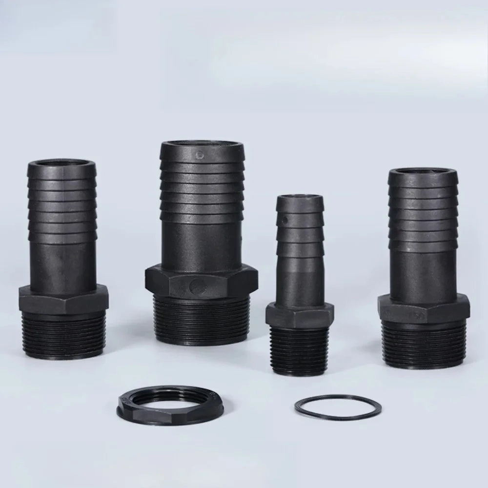 Plastic Bucket Pagoda Joint Pagoda 25/40/50MM Nozzle Male Thread Connector Hose Joints Irrigation Pipe Fittings Hose Adapter Oasis Select