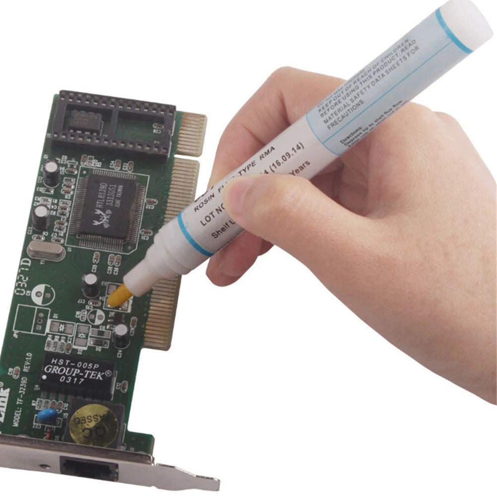10ml Soldering Rosin Flux Pen 951 Low Solid Non Clean DIY Kester Solder Power Cleaning Free Welding Pen Oasis Select