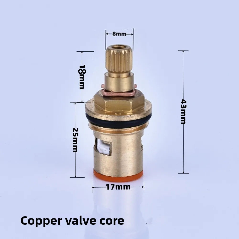 1PCS Universal Faucet Valve Replacement Brass Cartridge Inner Tap Valve for Household Bathroom Kitchen Faucet Supplies Oasis Select RED