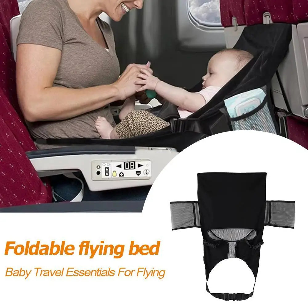 Kids Airplane Seat Extender – Foldable Travel Bed & Footrest