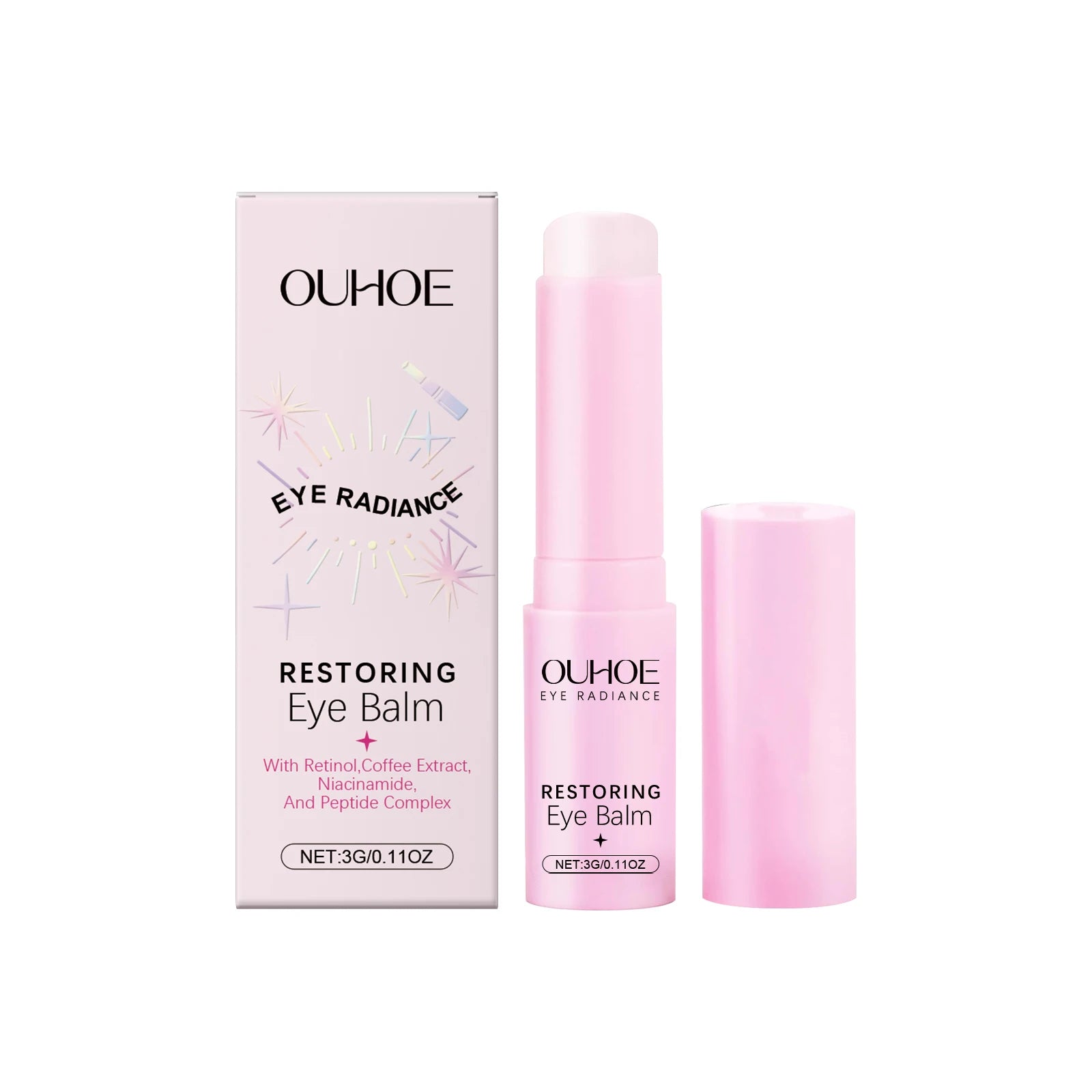Eye Cream Stick Gentle Nourishing Reduce Dark Circles Lifting Firming Fade Fine Lines Moisturizing Tighten Eye Care Cream Oasis Select 3g boxed