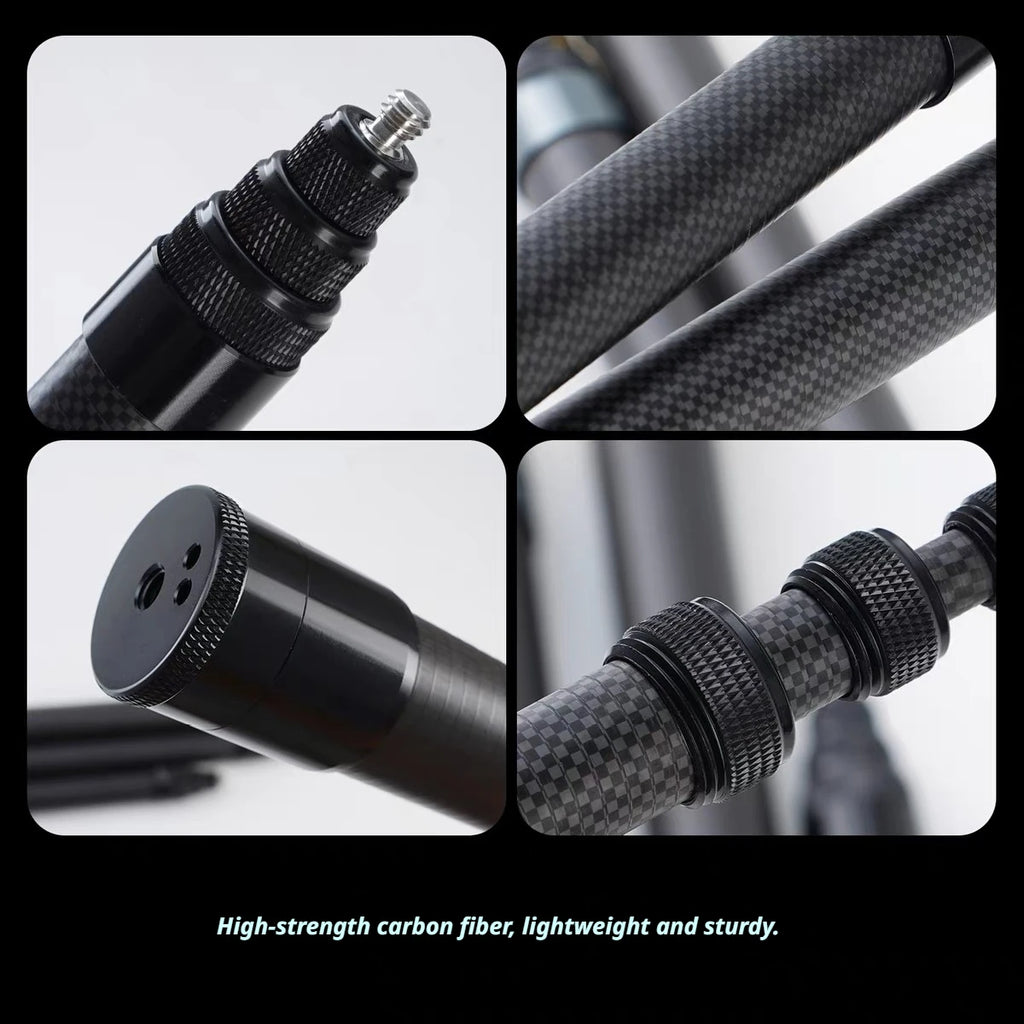 Carbon Fiber Invisible Selfie Stick 1.5–3m | Insta360 X4 X5 X3