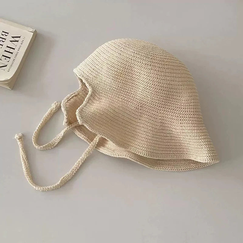 Linen Straw Regency Bonnets Hats For Women Sun Hats Bow Beach Cap Big Wide Brim Cloche Hat Up Outdoor Summer Oasis Select Beige