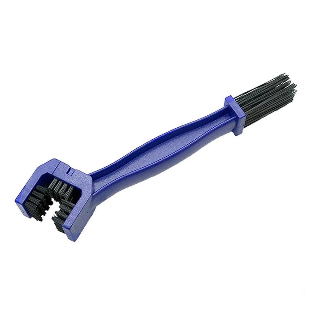 Bike Chain Cleaner Motorcycle Chain Brush Double Ended Nylon Bristles Bike Gear Maintenance Easy Scrub Durable Tool Oasis Select Blue