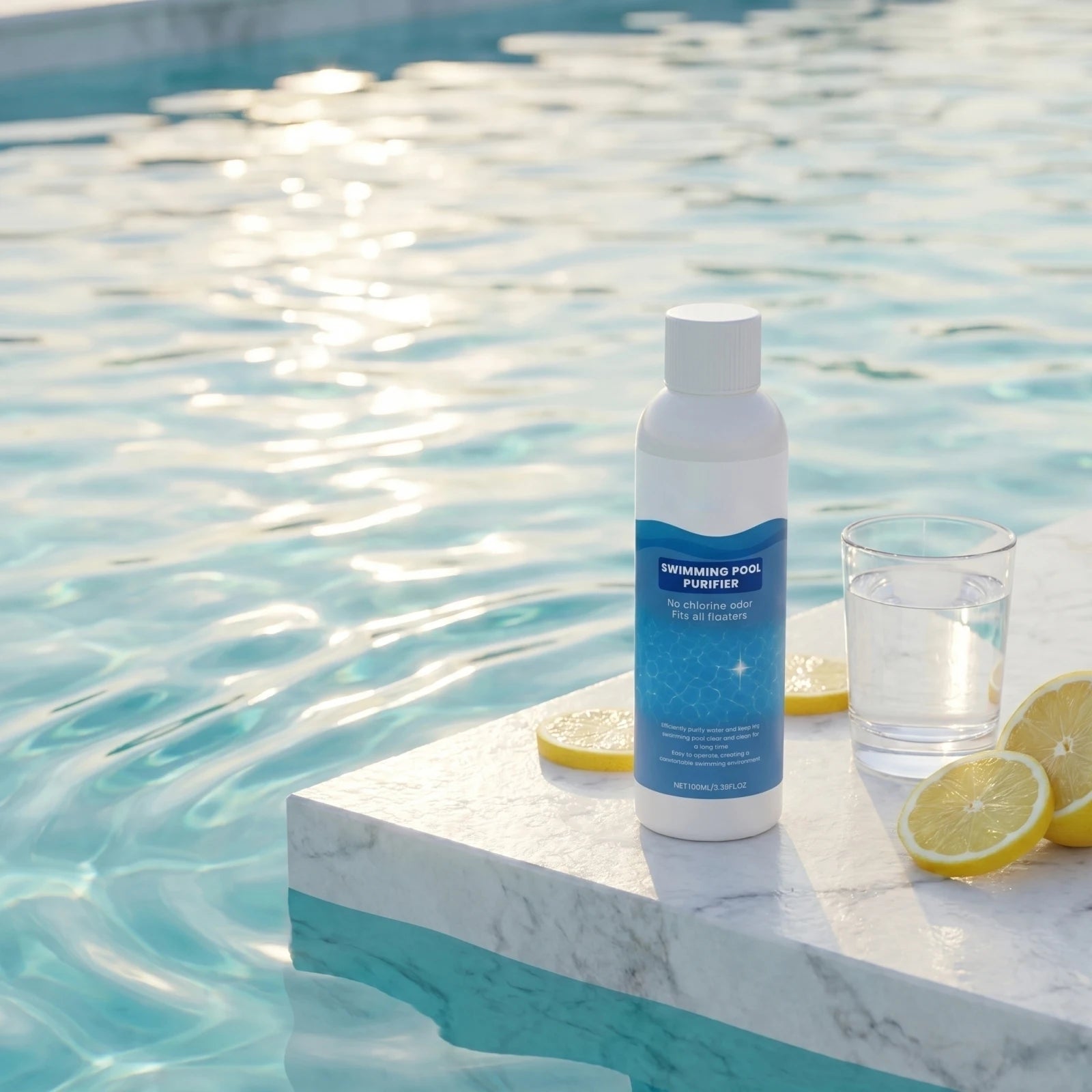 100ml Pool Purifier Liquid – Clarify Water & Remove Odors Fast Pool Water Clarifier Oasis Select