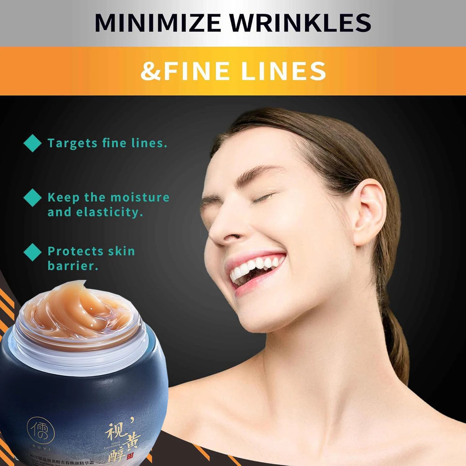 Retinol Face Cream 100g – Collagen & Hyaluronic Acid