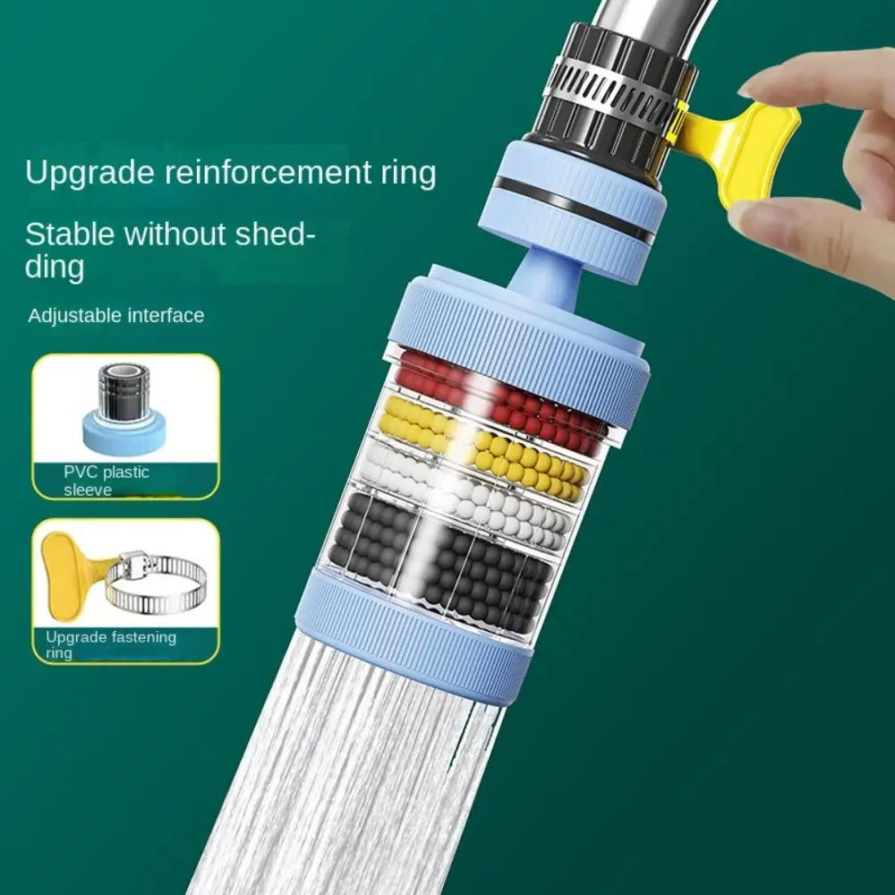 360° Rotatable 6 Layers Faucet Filter Faucet Extenders Kitchen Tool Bubbler Filtration Faucet Splash-proof Shower Oasis Select