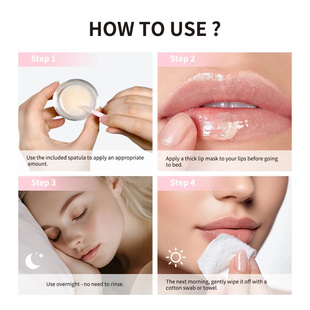 Deep Moisturizing Lip Balm Set Smoothes Lip Wrinkles Nourishing Lip Care Balms Long-lasting Moisturizing Plump Lips Perfect Gift Oasis Select