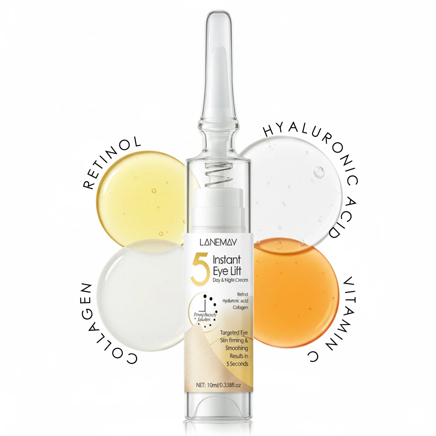 Lanemay Retinol Instant Lift Eye Cream – Firm & Brighten 10ml