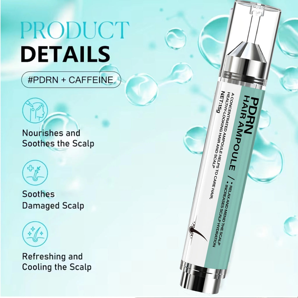 Hair Ampoule with Keratin & Biotin, Deeply Moisturizes & Repairs Hair, Increases Scalp Hydration for Healthy-Looking Hair. Oasis Select