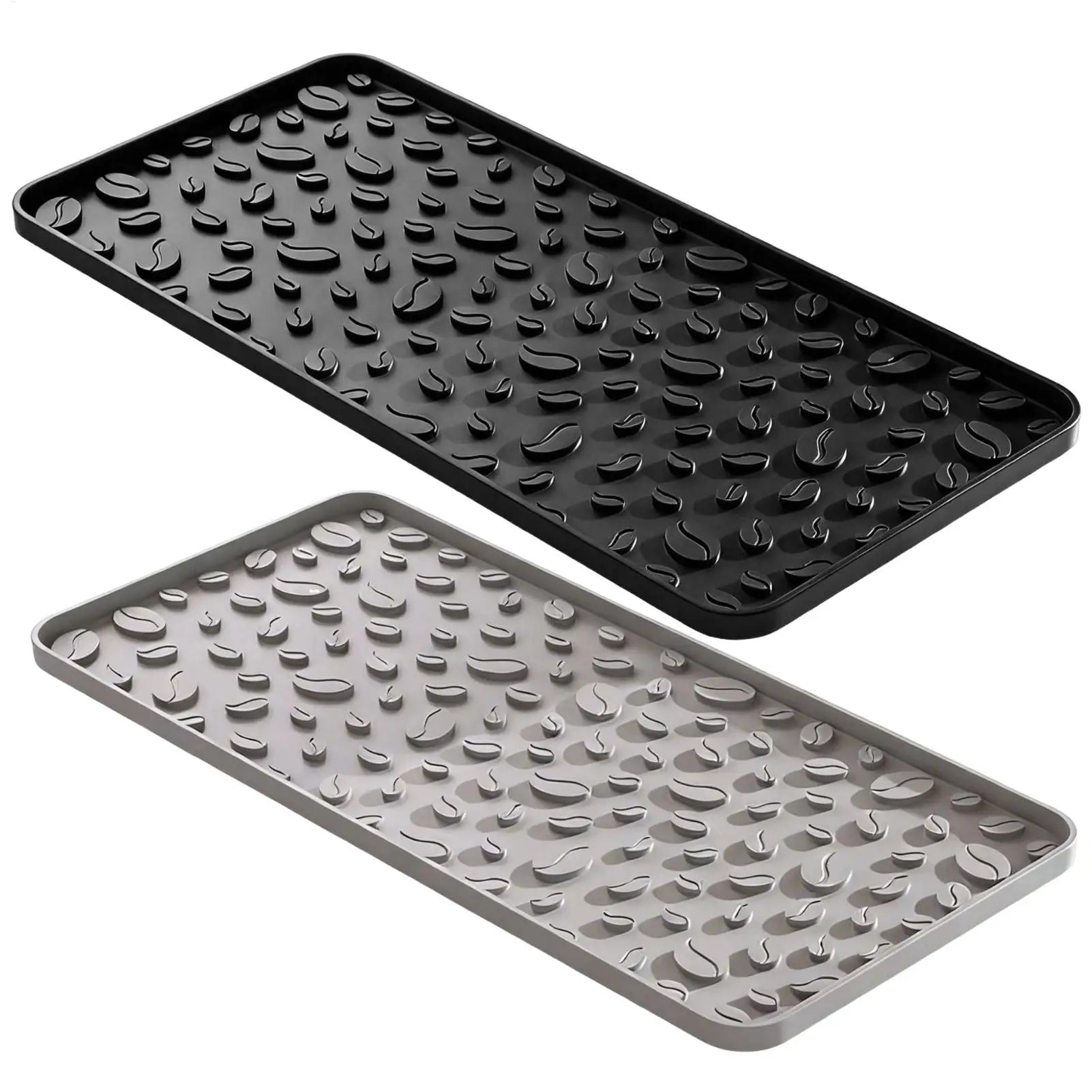 Anti-slip Heat Insulation Pad 16x8in Coffee Bar Mats for Countertop Silicone Coffee Mat for Dish Drying Plate Table Bar Kitchen Oasis Select