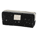 Lace Star Dots Y2k Dots Pencil Case Pencil Pouch Desktop Storage Korean Style Pen Bag Cute Dog Cat Friend Multi-functional Oasis Select Black 21.5cm