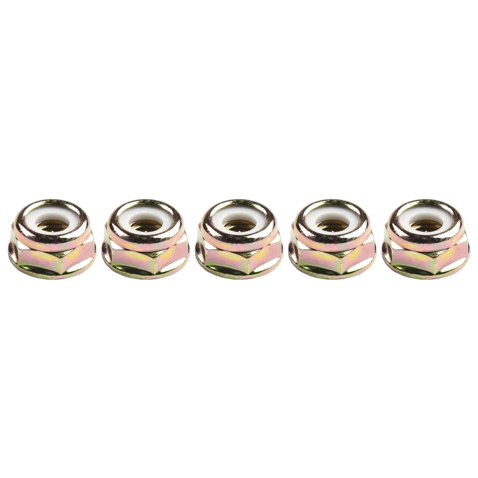 5pcs Reverse Screw Nuts String Trimmer Brush Cutter Gear Head Case Spare Parts M10x1.25 Nuts Lawn Mowers Lawn Trimming Tools Oasis Select