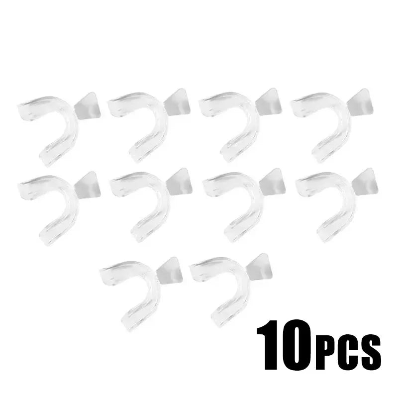1-10Pcs Anti Snoring Bruxism Sleeping Mouth Guard Night Guard Gum Shield Mouth Tray Stop Teeth Grinding Sleep Aid Health Care Oasis Select 10pcs