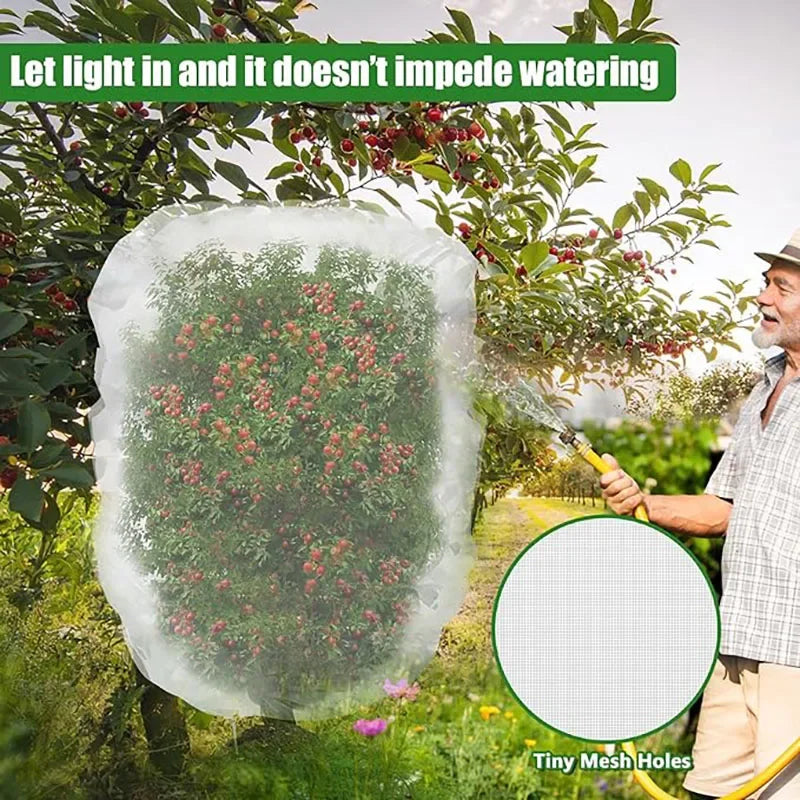 Protection Bags for Plants Cover Mesh Netting for Tree Vegetable Strawberry Grapes Pest Control Anti-Bird Protective Bag Oasis Select