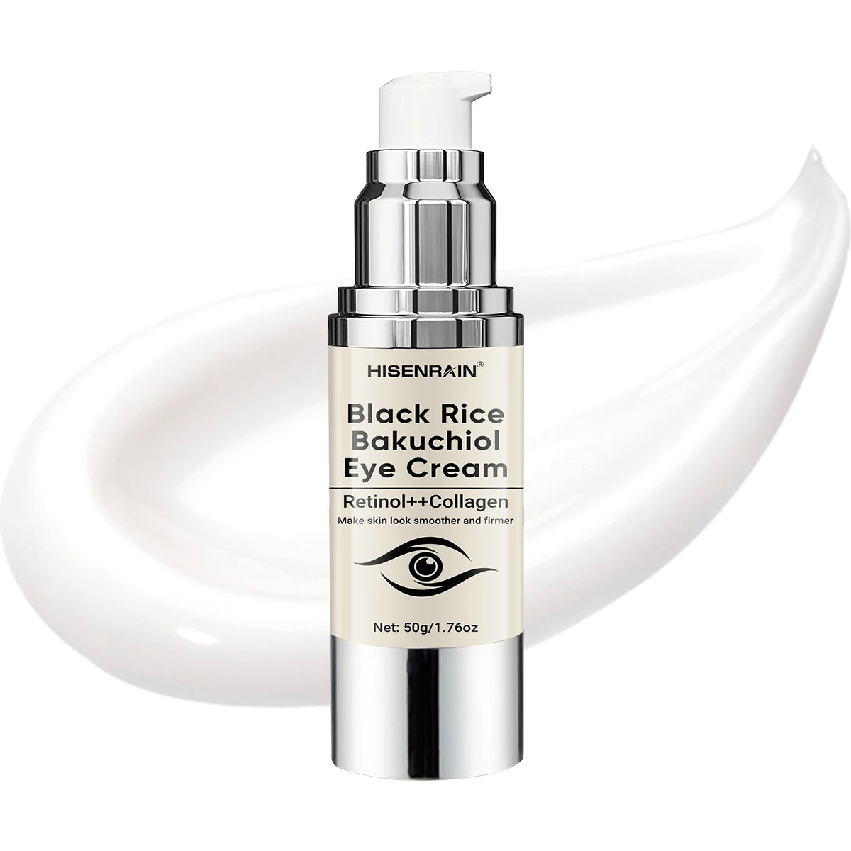 HISENRAIN Black Rice Eye Cream – Anti-Aging & Hydrating 50g Anti-Aging Eye Cream Oasis Select 50g