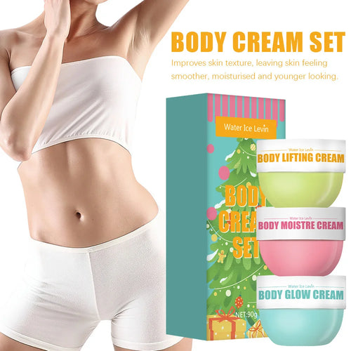 3-Piece Body Firming & Glow Cream Set – Lift & Moisturize Body Firming Cream Set Oasis Select