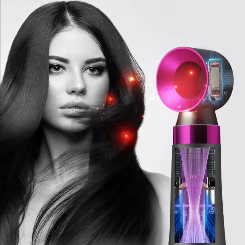 5 In 1 Hair Dryer Hot Air Comb Electric Curling Straight Hair Comb Negative Ion Hair Dryer One Step Brush 220V EU 110V US Oasis Select