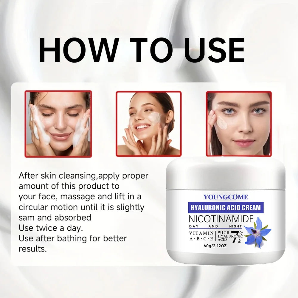 YOUNGCOME Hyaluronic Acid Face Cream – Daily Firming Moisturizer