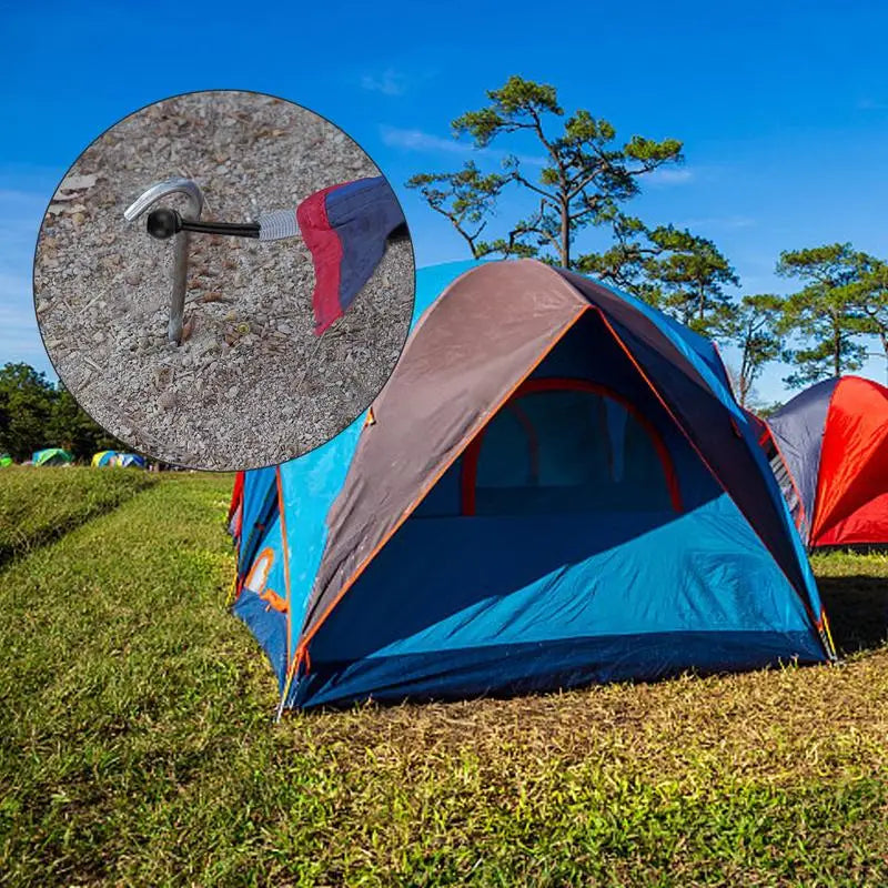 10PC Fixing Tarpaulin Rope Tarp Canopy Bungee Cords Strap Elastic Tent Bungees Ball Camping Accessories Easy Carrying Small tool Oasis Select