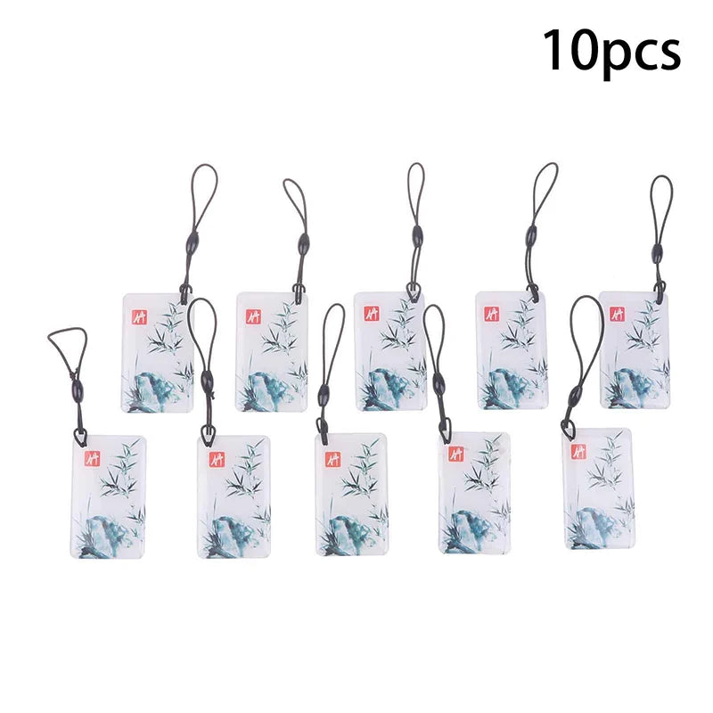10Pcs 13.56Mhz IC Card TTlock BLE Electronic Smart Door Lock Card Digital Smart Fingerprint Locks Unlock Small RFID Card Oasis Select Bamboo